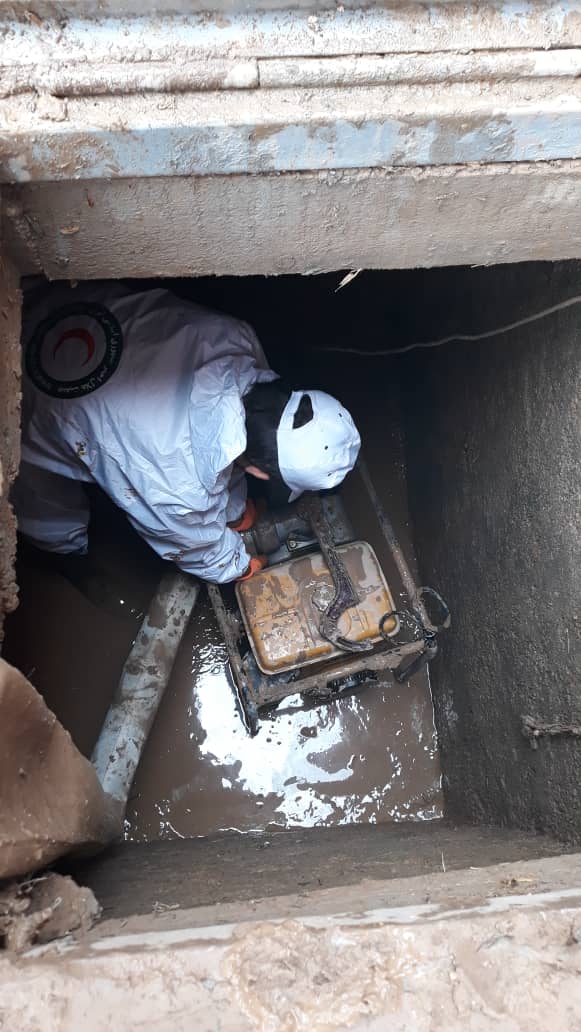 اعزام 30 امدادگر و نجاتگر قمی به روستای سیل زده آهنگران استان مرکزی