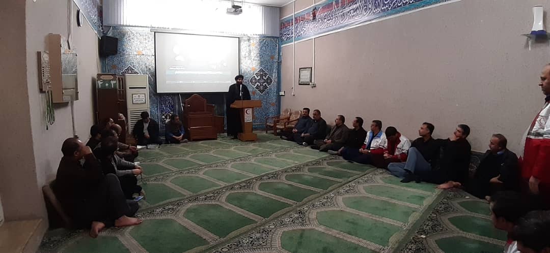 برگزاری مراسم بزرگداشت شهید سلیمانی در هلال احمر قم