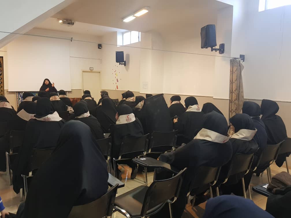 برگزاری گردهمایی دیماه بانوان داوطلب هلال احمر قم