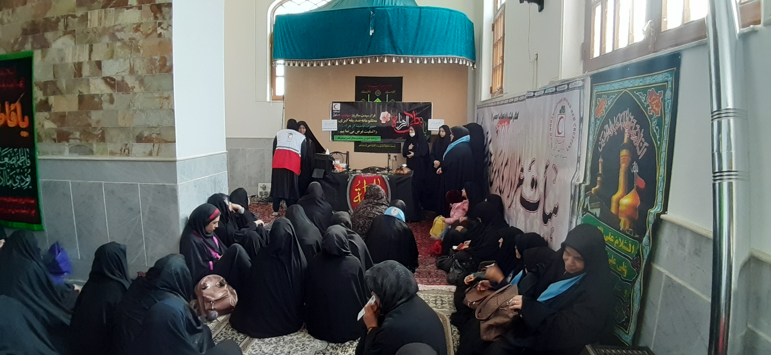  برگزاری سوگواره یاس نبوی در هلال احمر قم